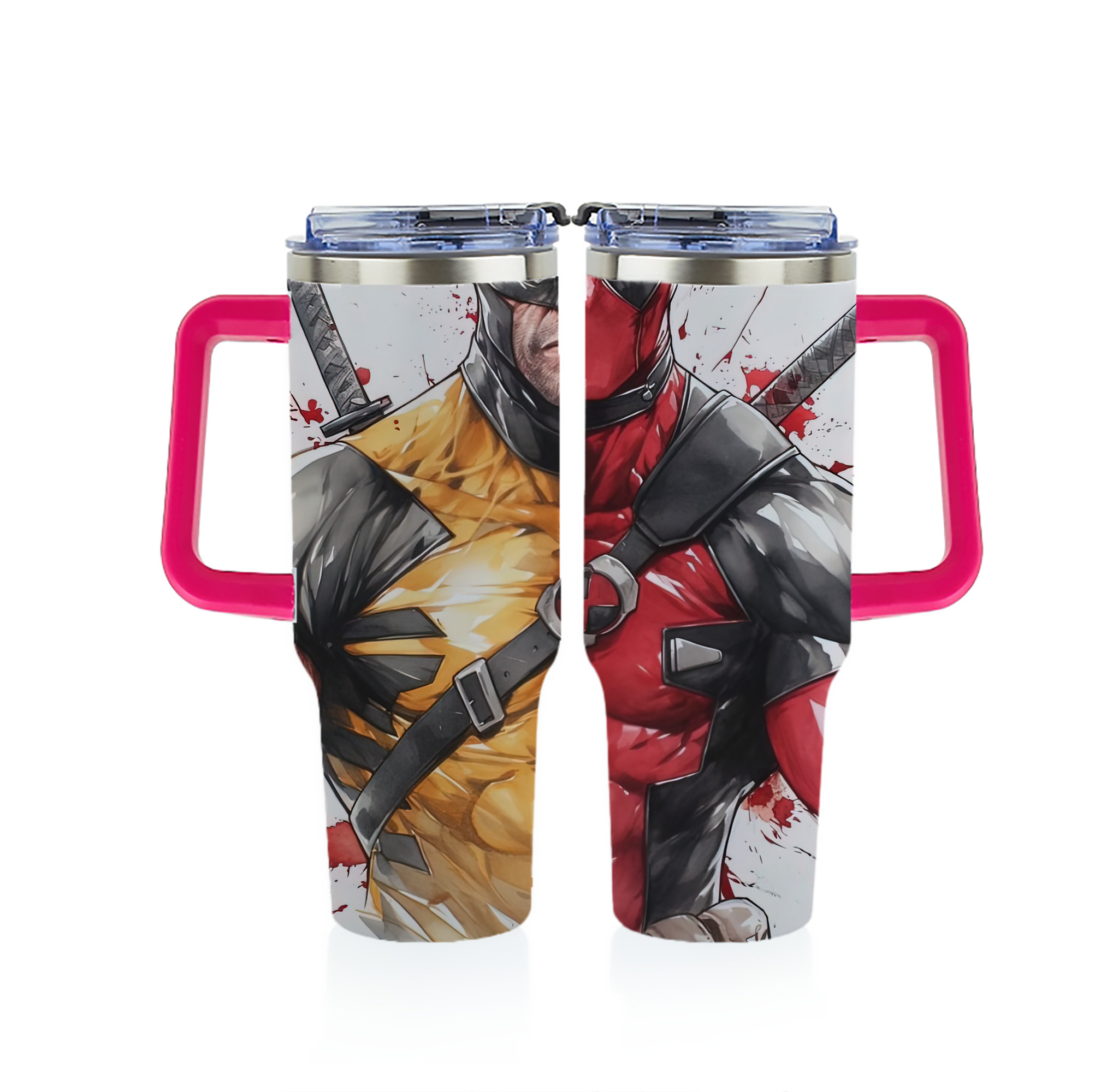 （画像用） Deadpool デッドプール 1200ｍLフルプリント車用タンブラー